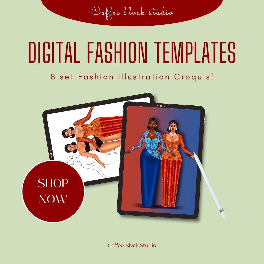 8-Set Fashion Illustration Croquis – Ultra Curvy Edition image