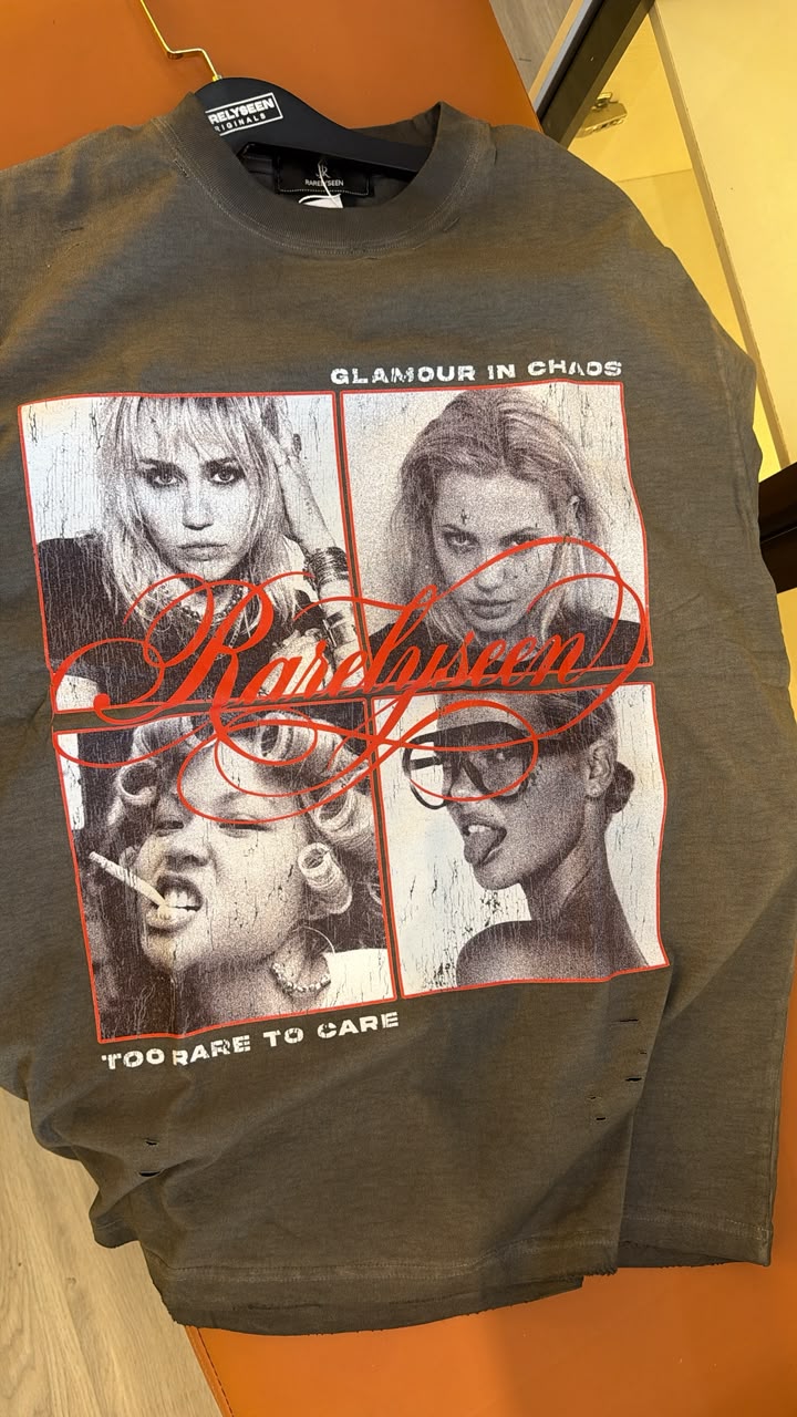 Rarelyseen glamour chaos grey acid wash image