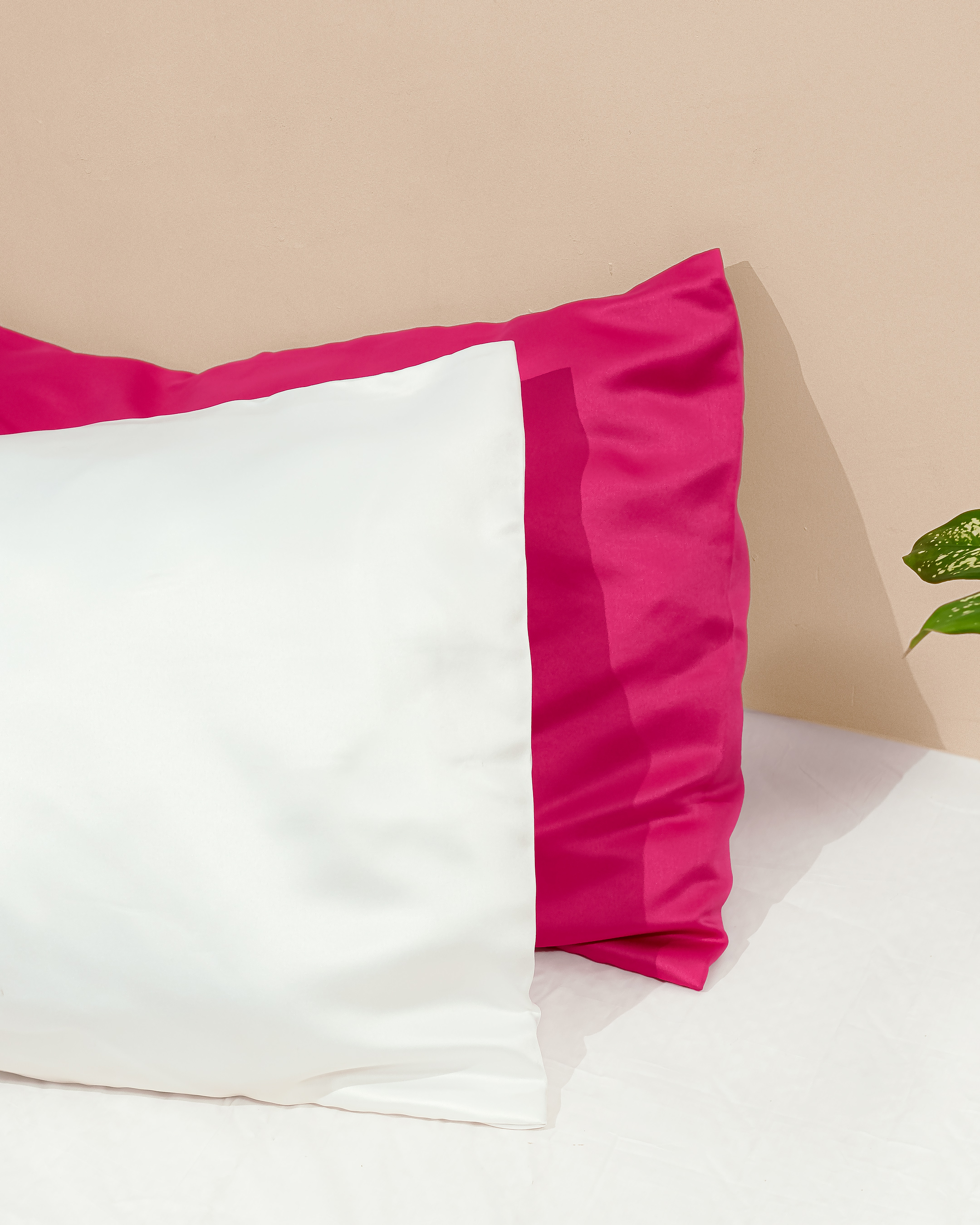 Pink Silk Pillowcase image