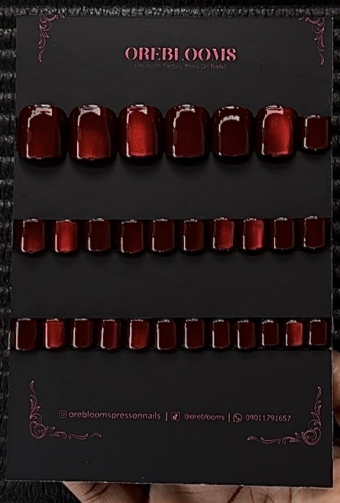 TN58 Red Cat Eye For Narrow Toes image