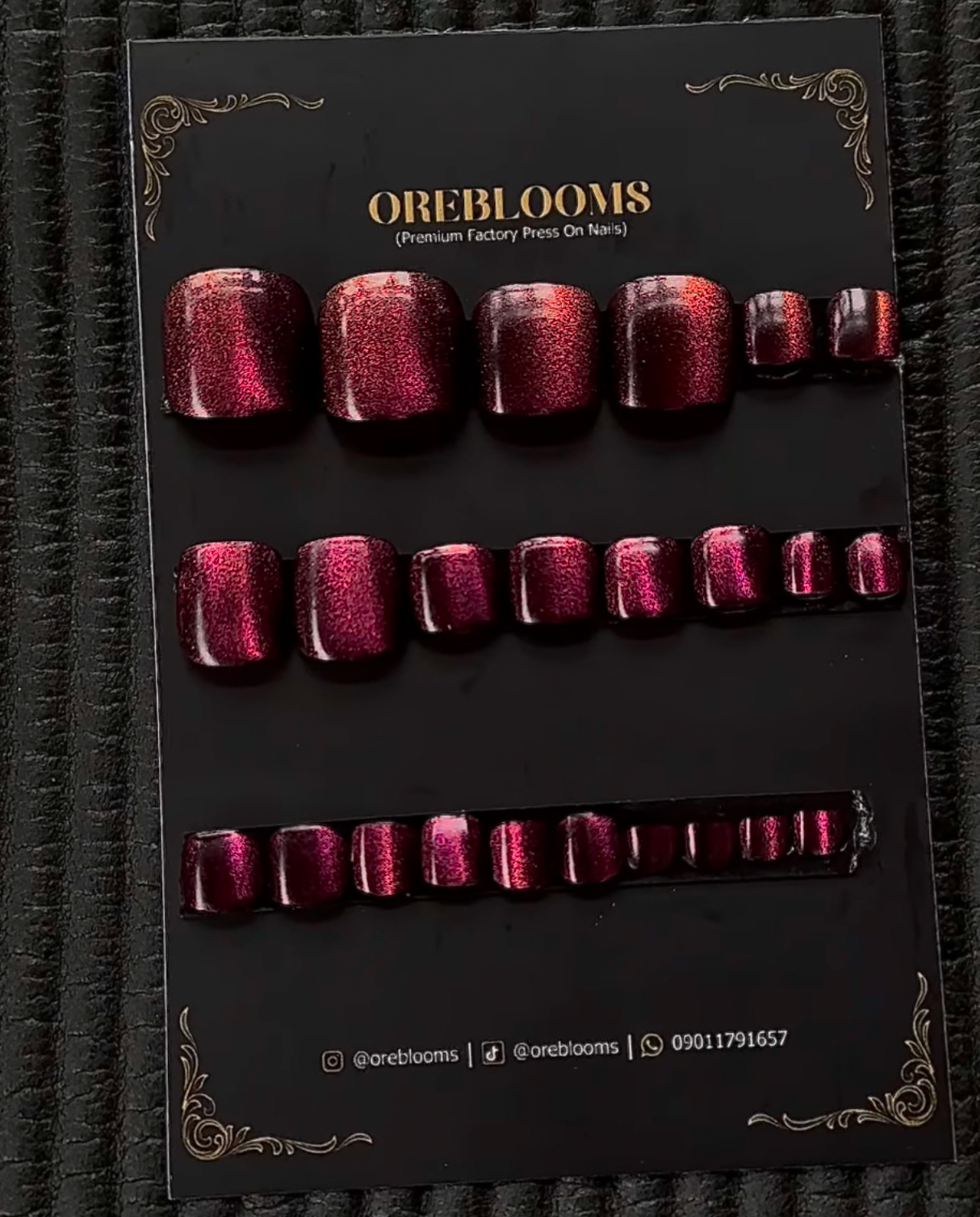 TN14 Cat Eye Style Toe Nails