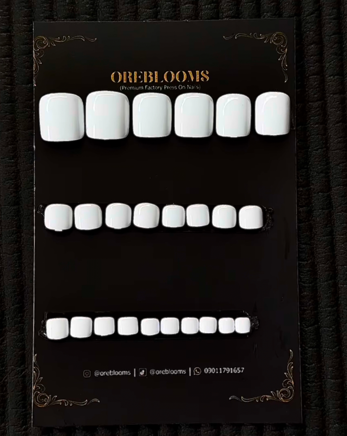 TN32 White Toe Nails image