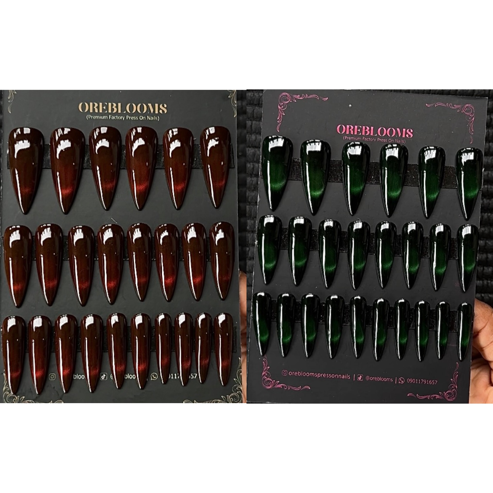 SN88 CAT EYE GREEN & RED image
