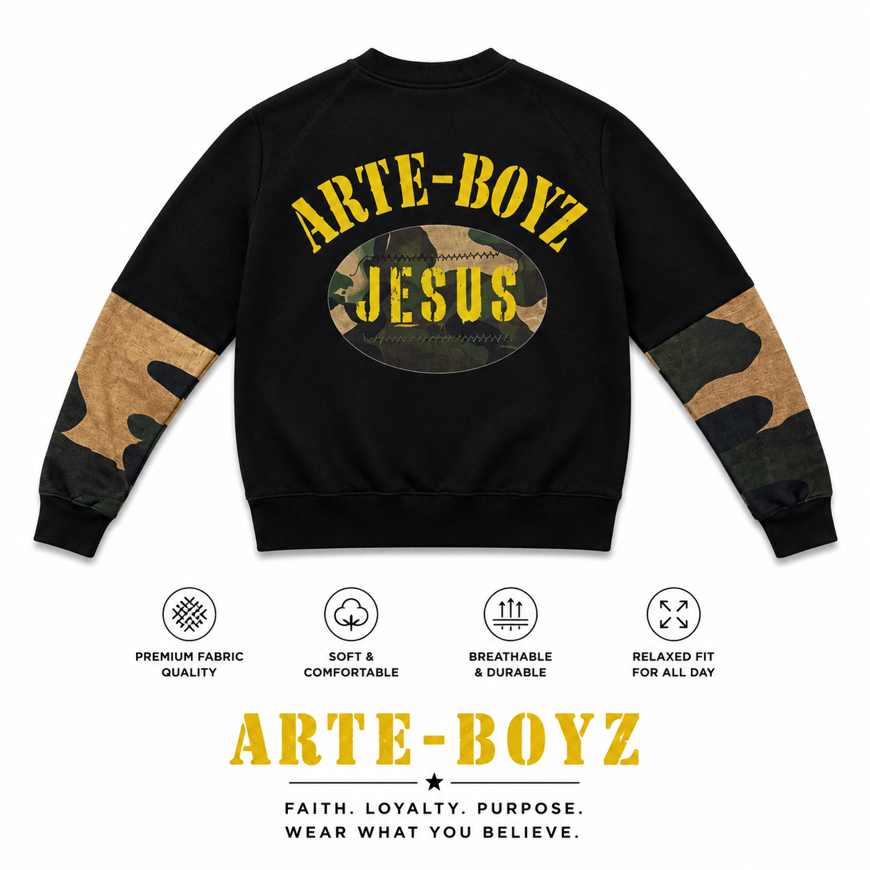 ARTELIER GREEK — ARTMY CAMO SLEEVE image