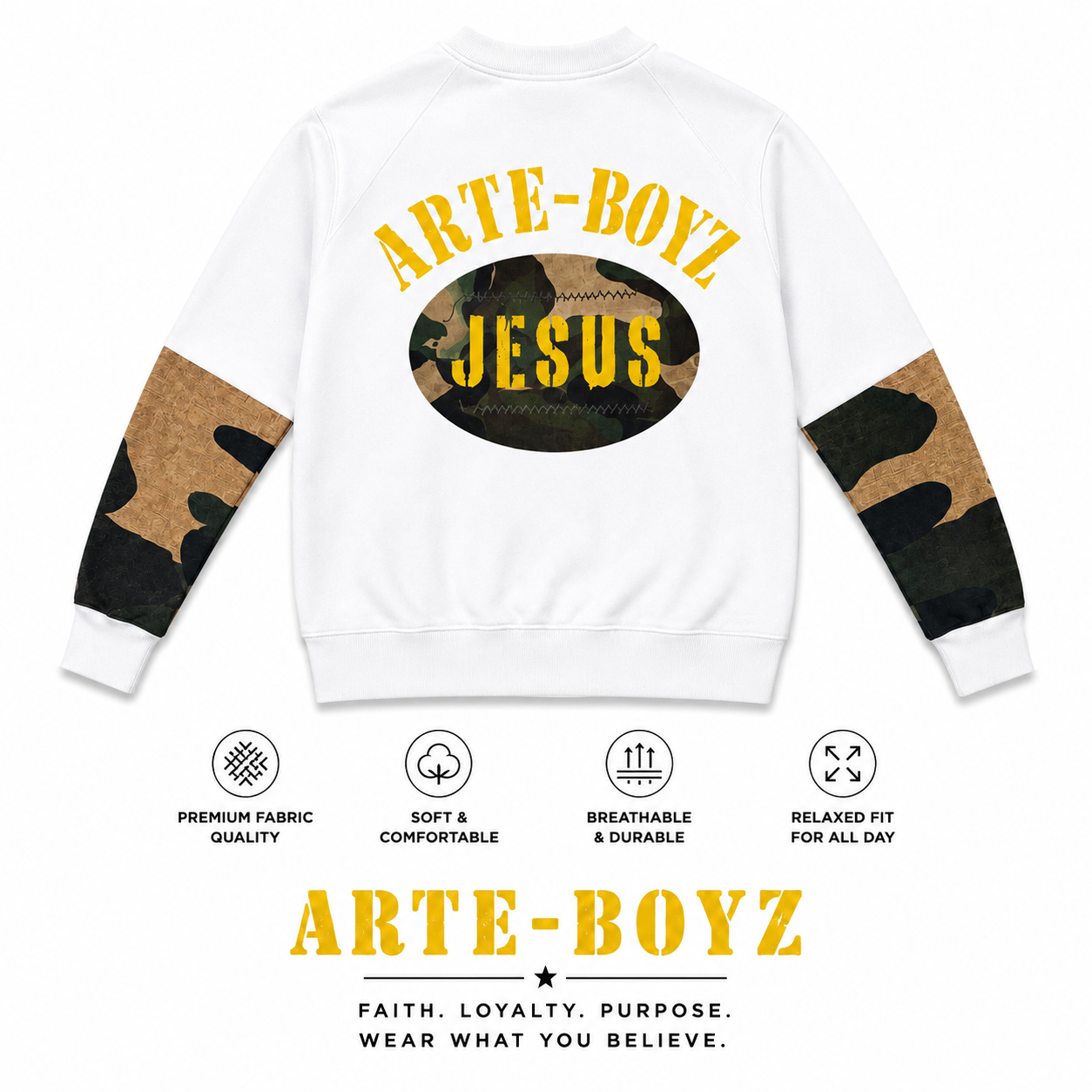 ARTELIER GREEK — ARTMY CAMO SLEEVE image
