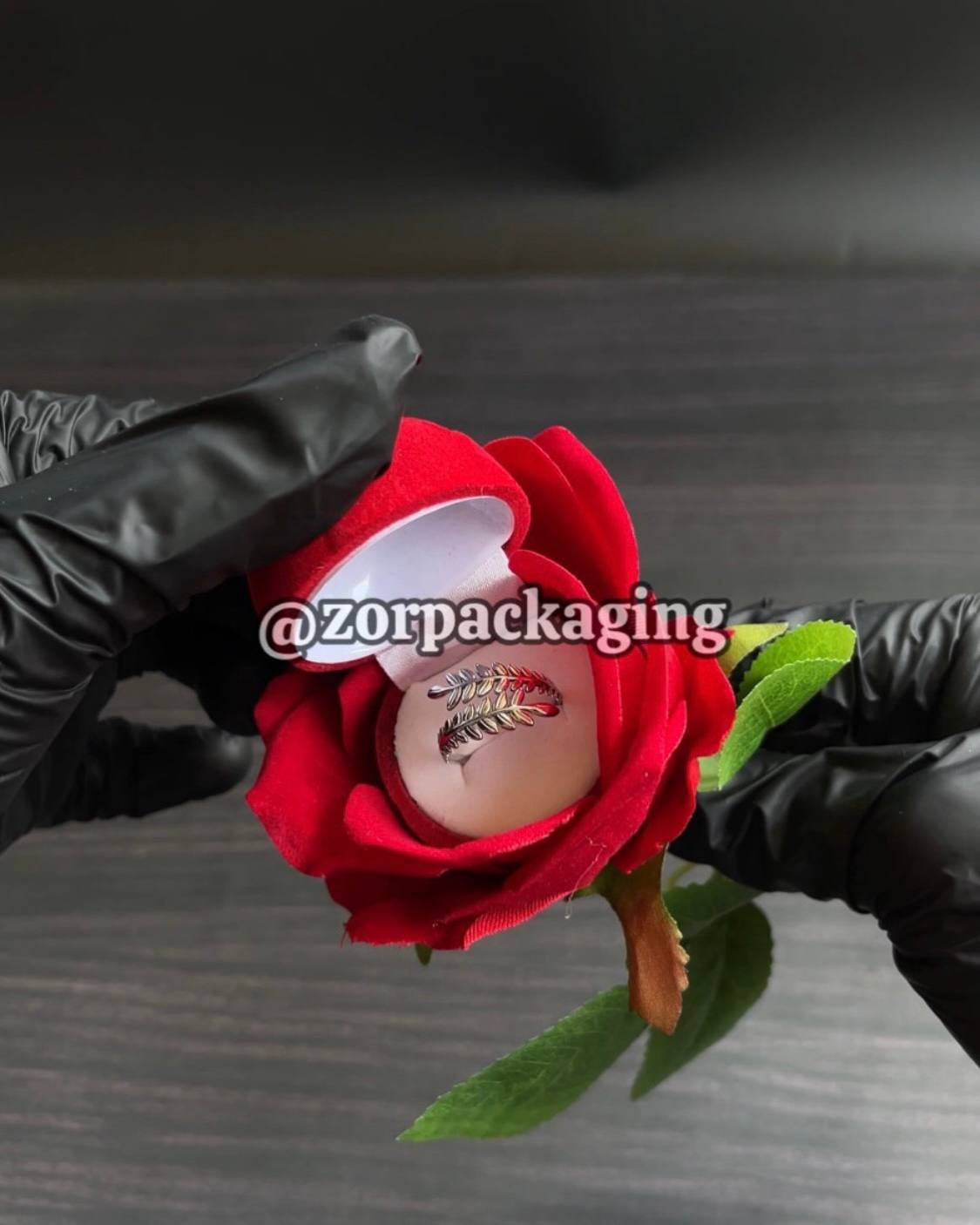 Premium Rose Ring Box