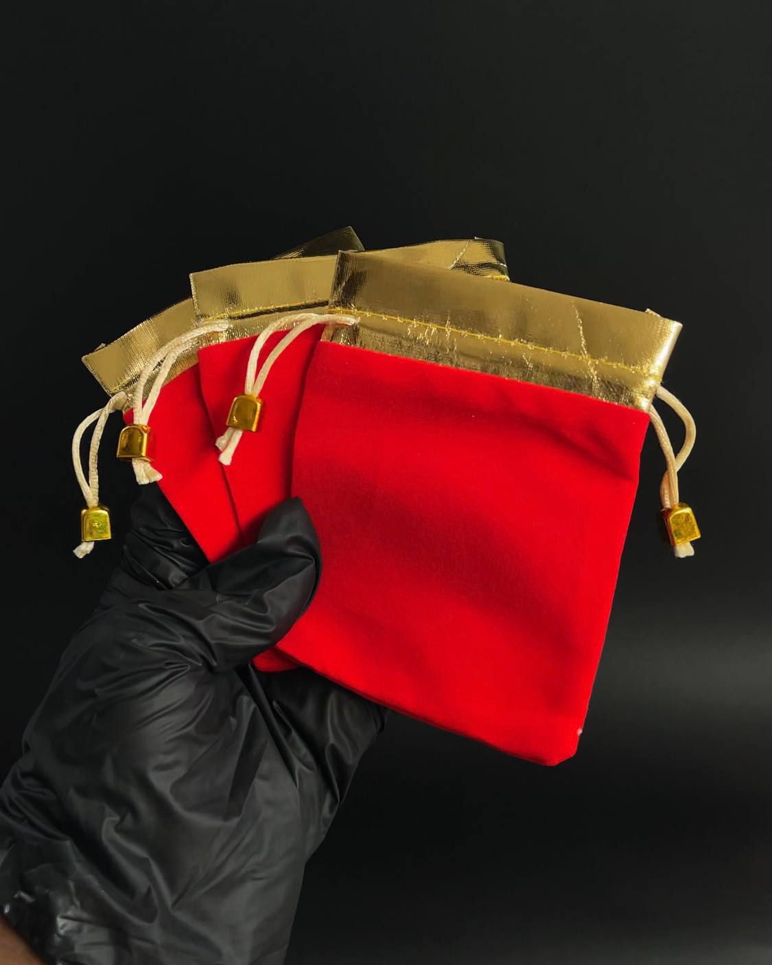 Velvet Drawstring Pouch - 25pcs