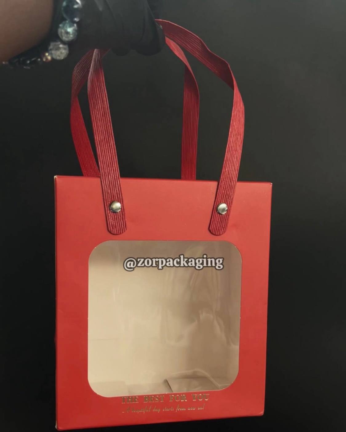 Clear Window Gift Bag