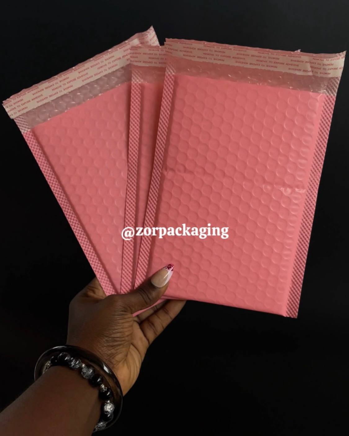 Pink Bubble Mailer - 10pcs image
