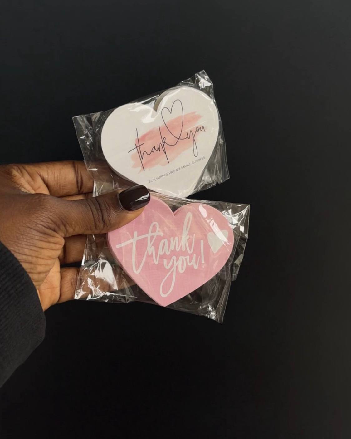 Thank You Card - Heart Shape image