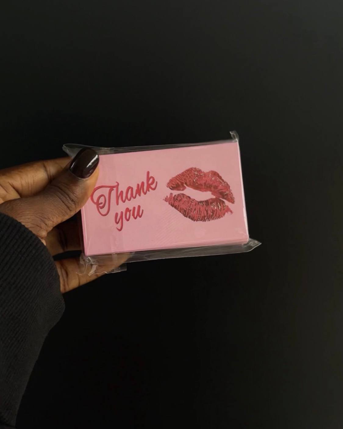 Thank You Card - Lip Mark