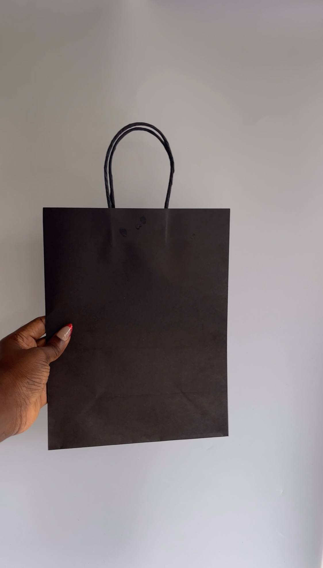 Black Kraft Paper Bag