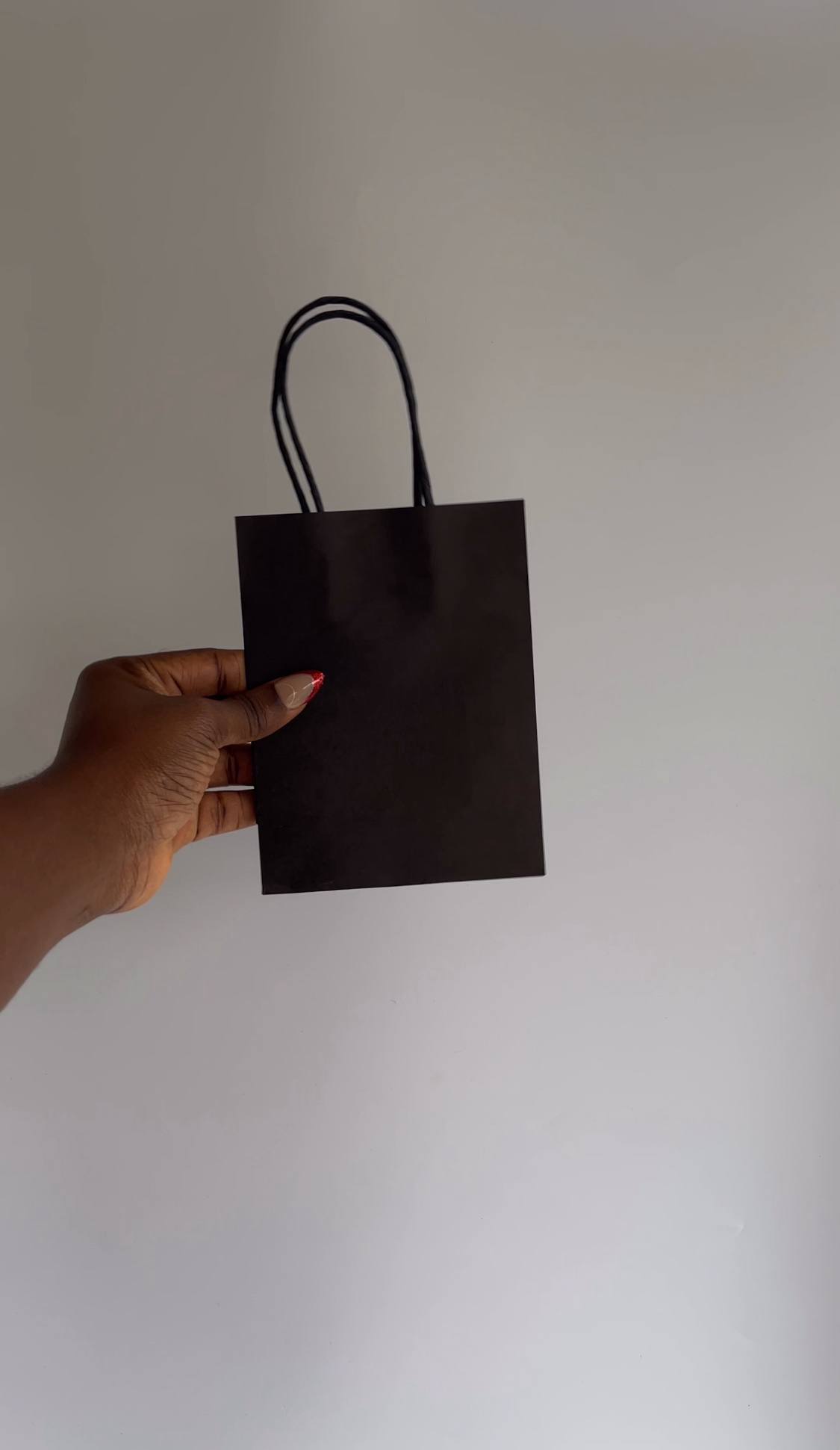 Black Kraft Paper Bag