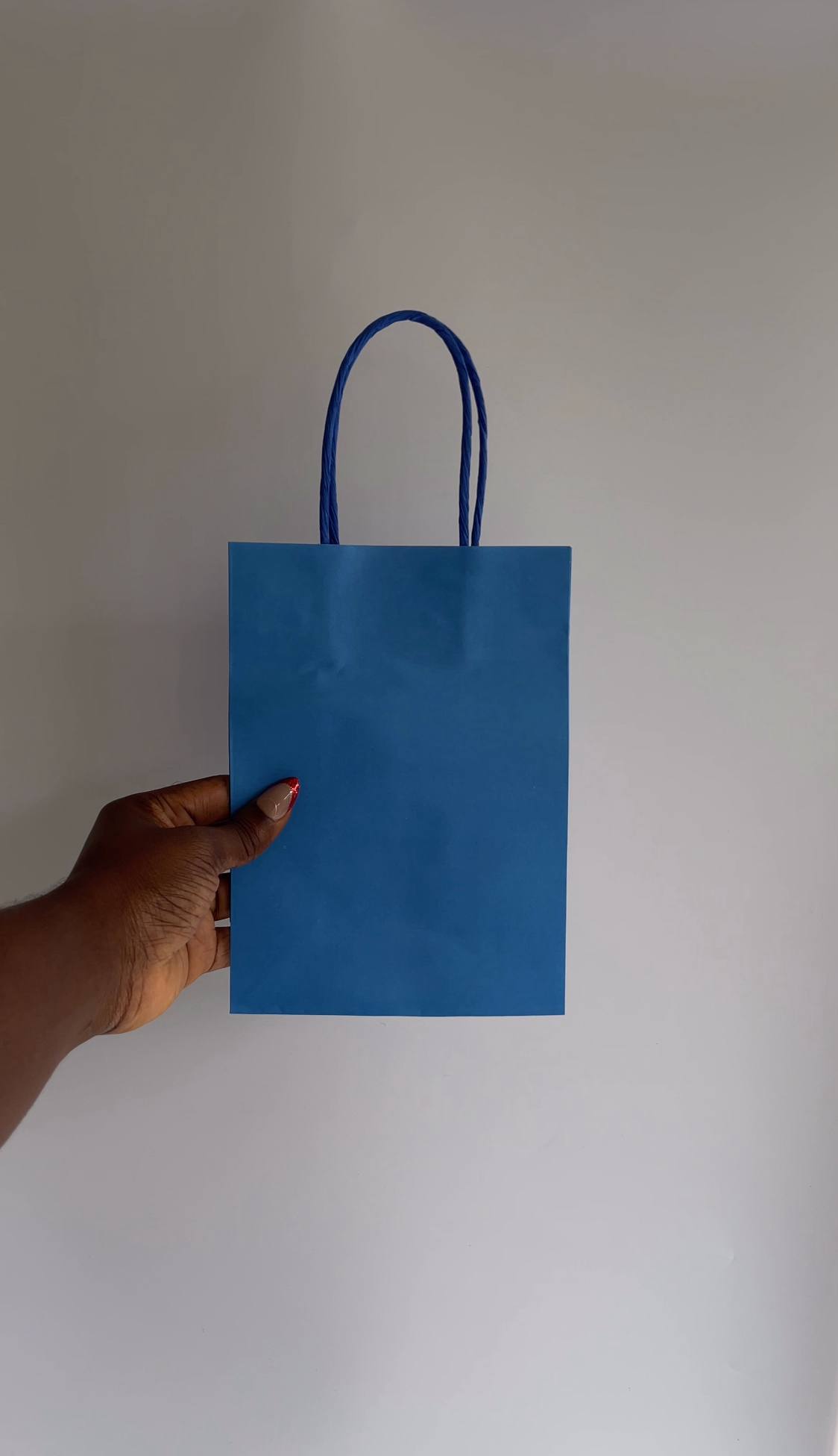 Blue Kraft Paper Bag