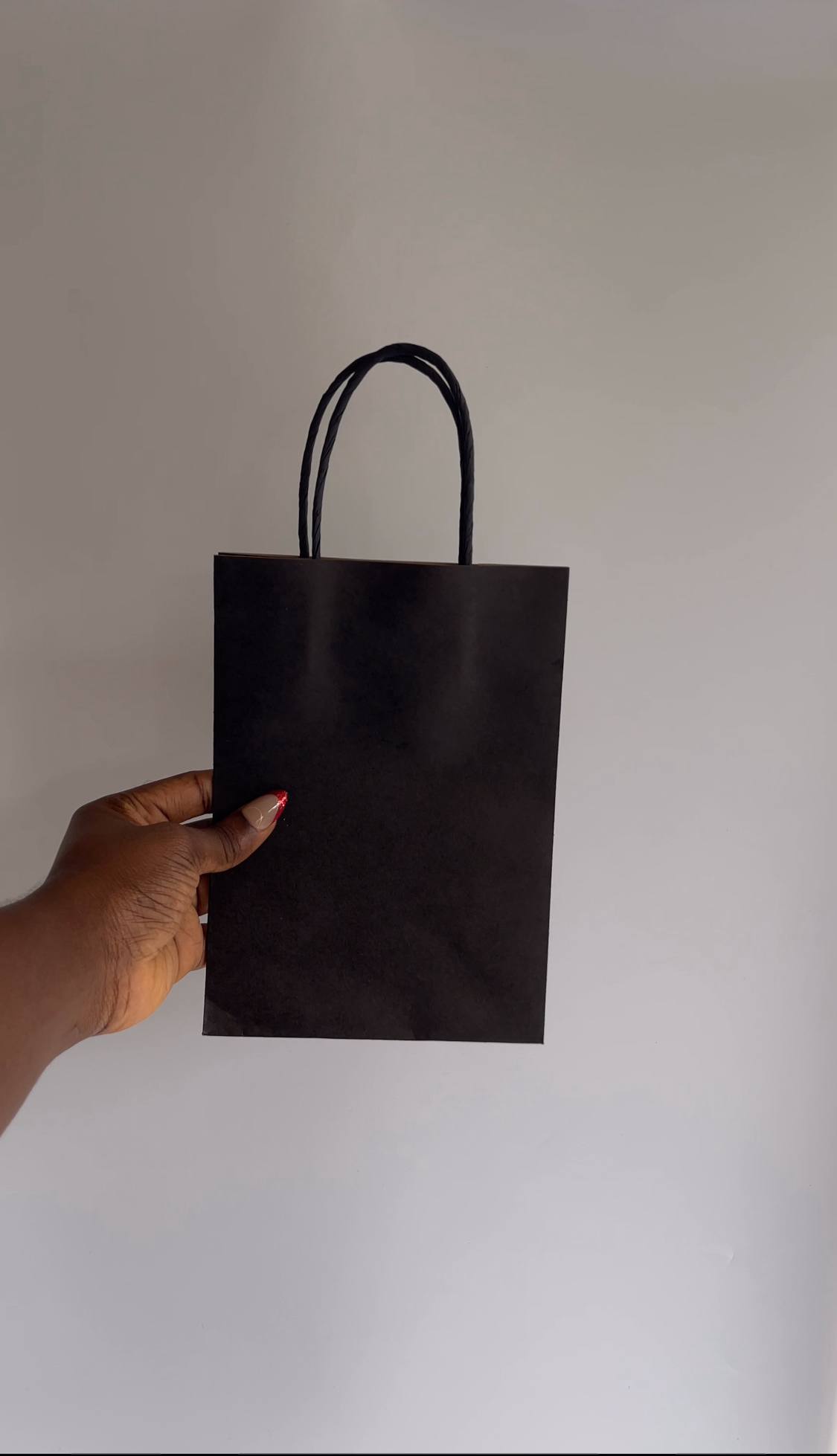 Black Kraft Paper Bag