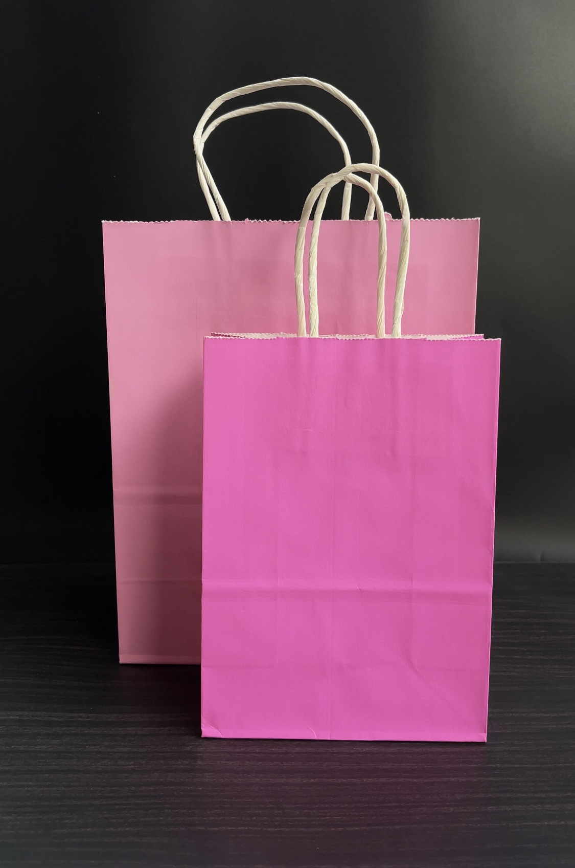Pink Kraft Paper Bag