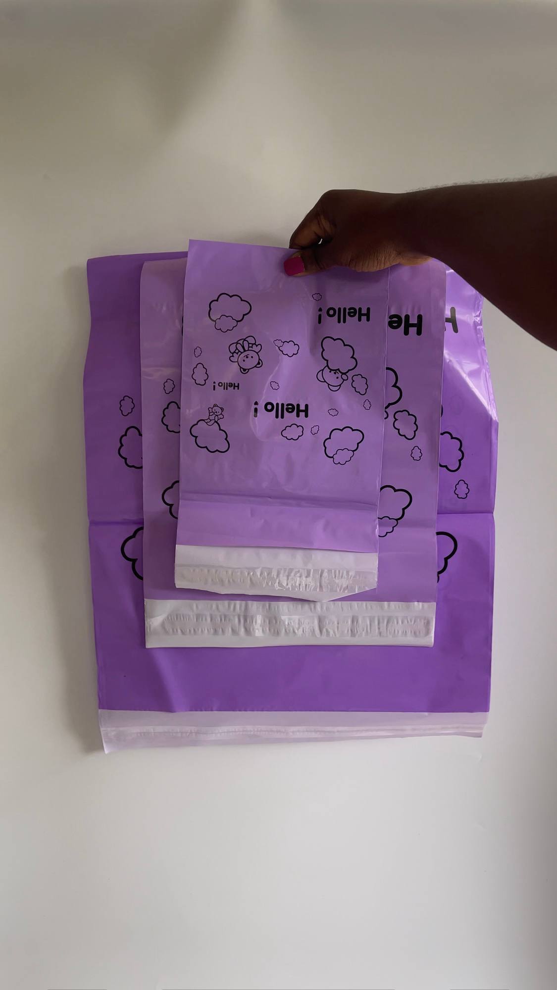 Hello Purple Polymailer