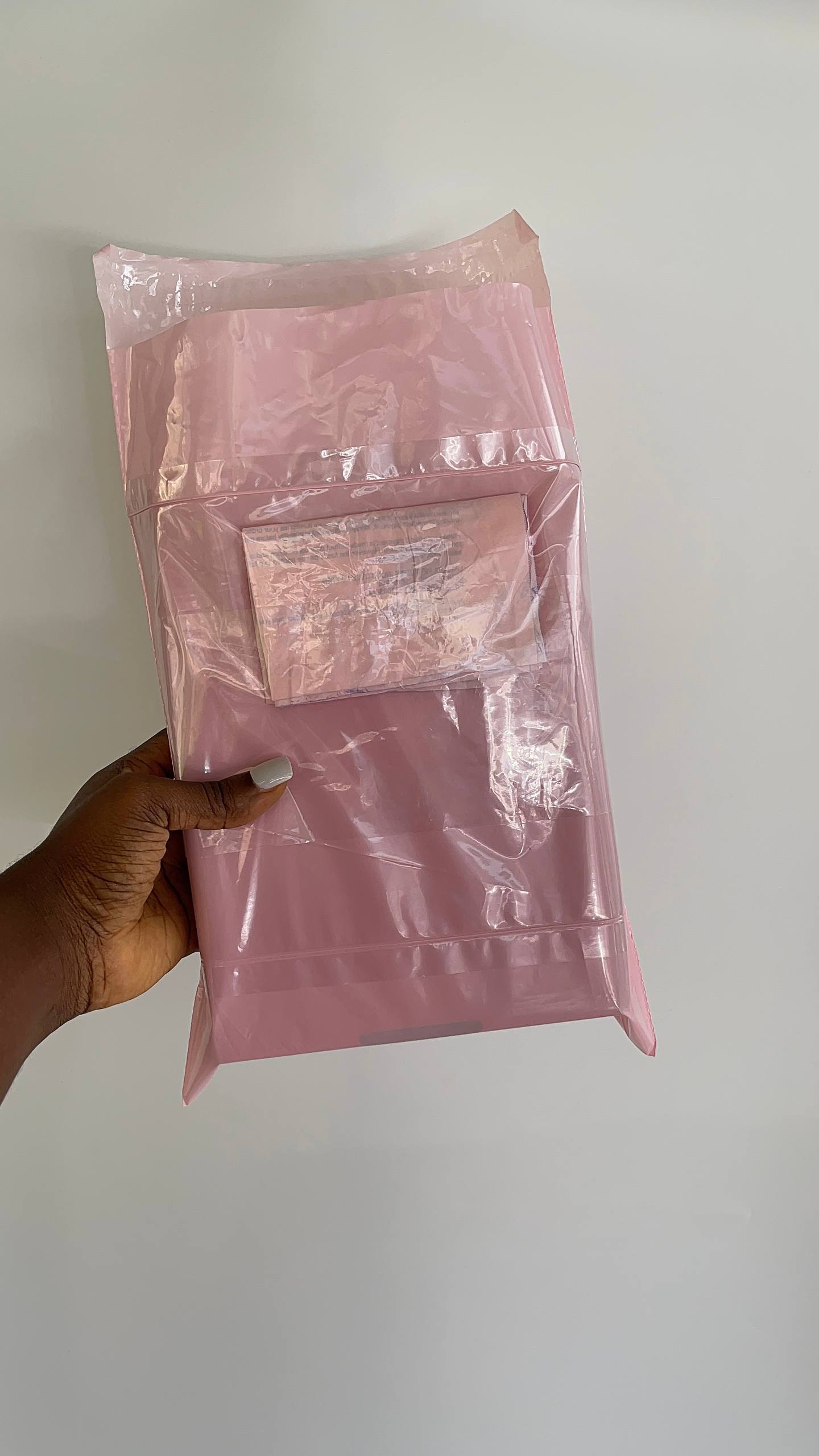 Pink Polymailer with Pocket - 10pcs