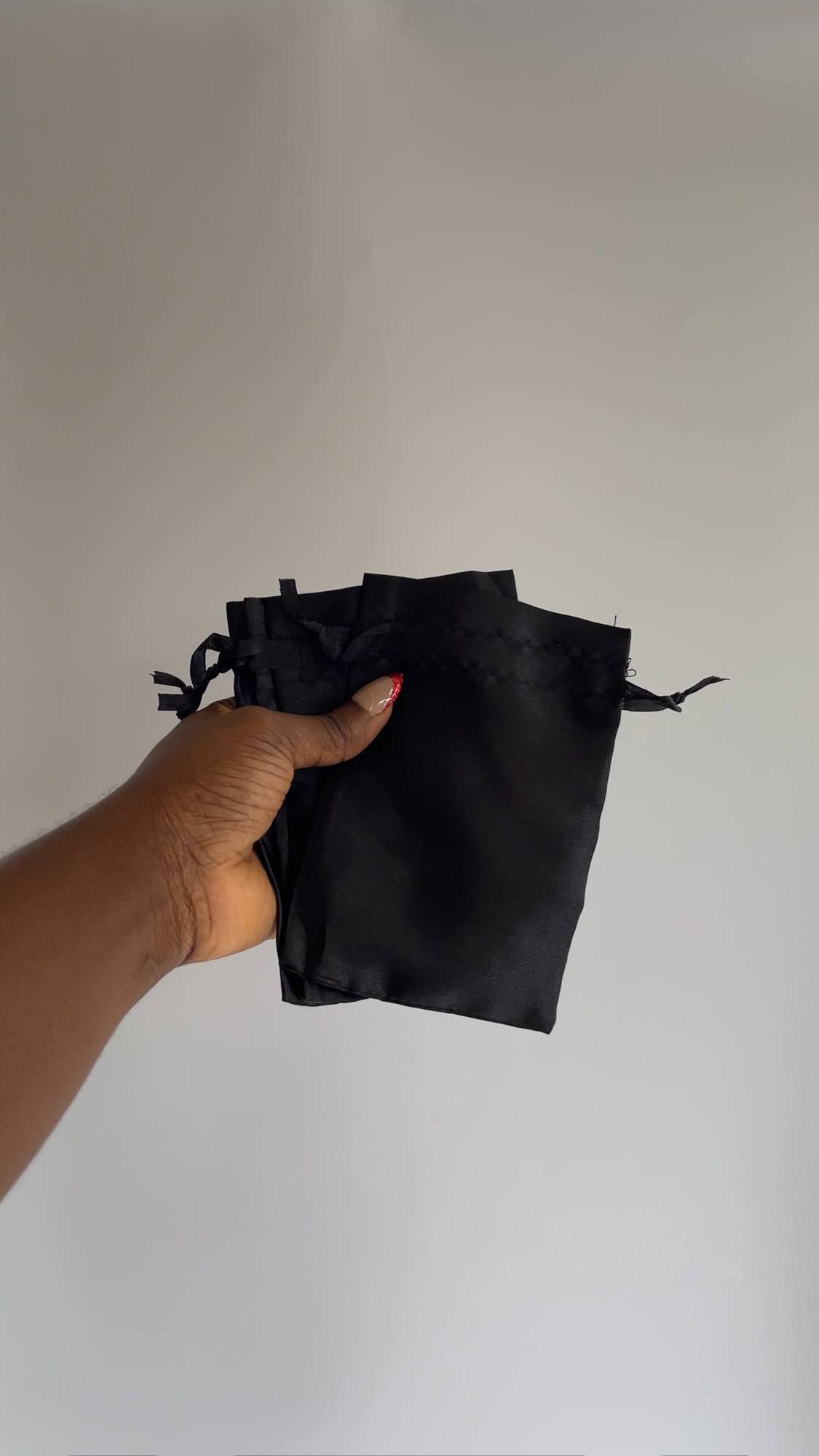 Satin Drawstring Bags - 10pcs