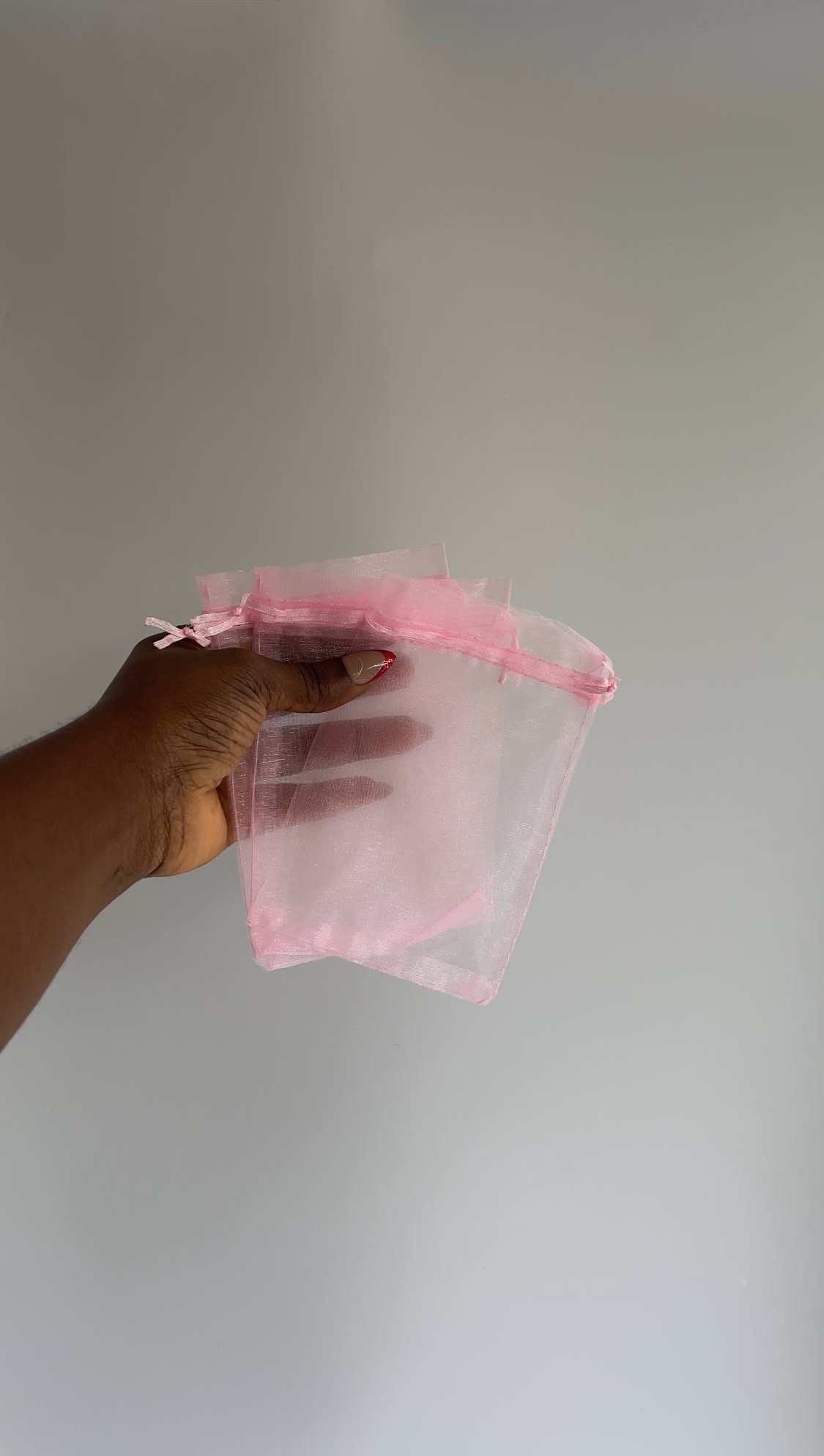 Small Plain Organza Bags - 25pcs