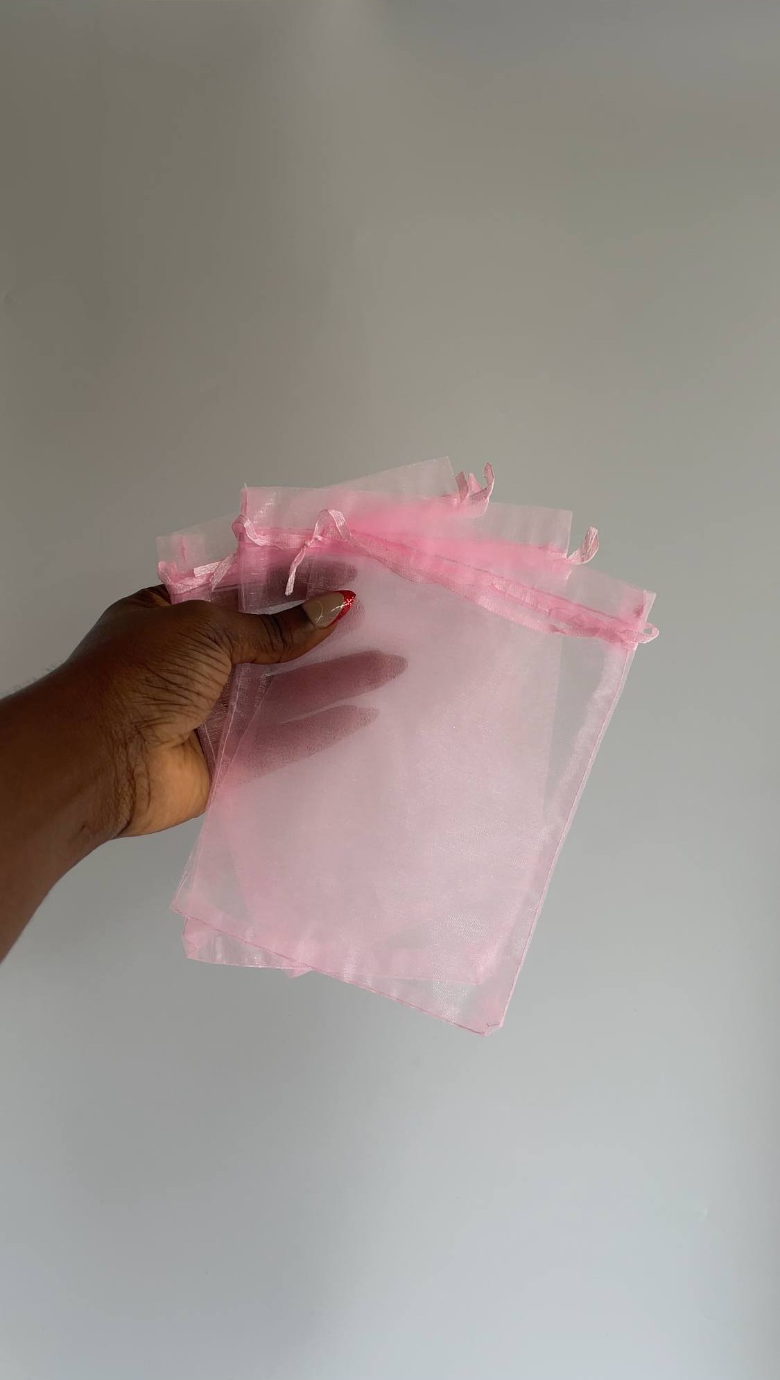 Medium Plain Organza Bags - 25pcs