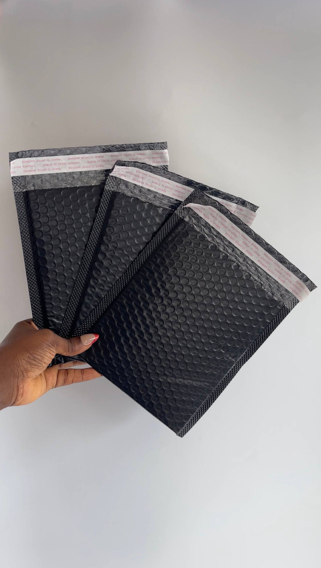 Black Bubble Mailer - 10pcs