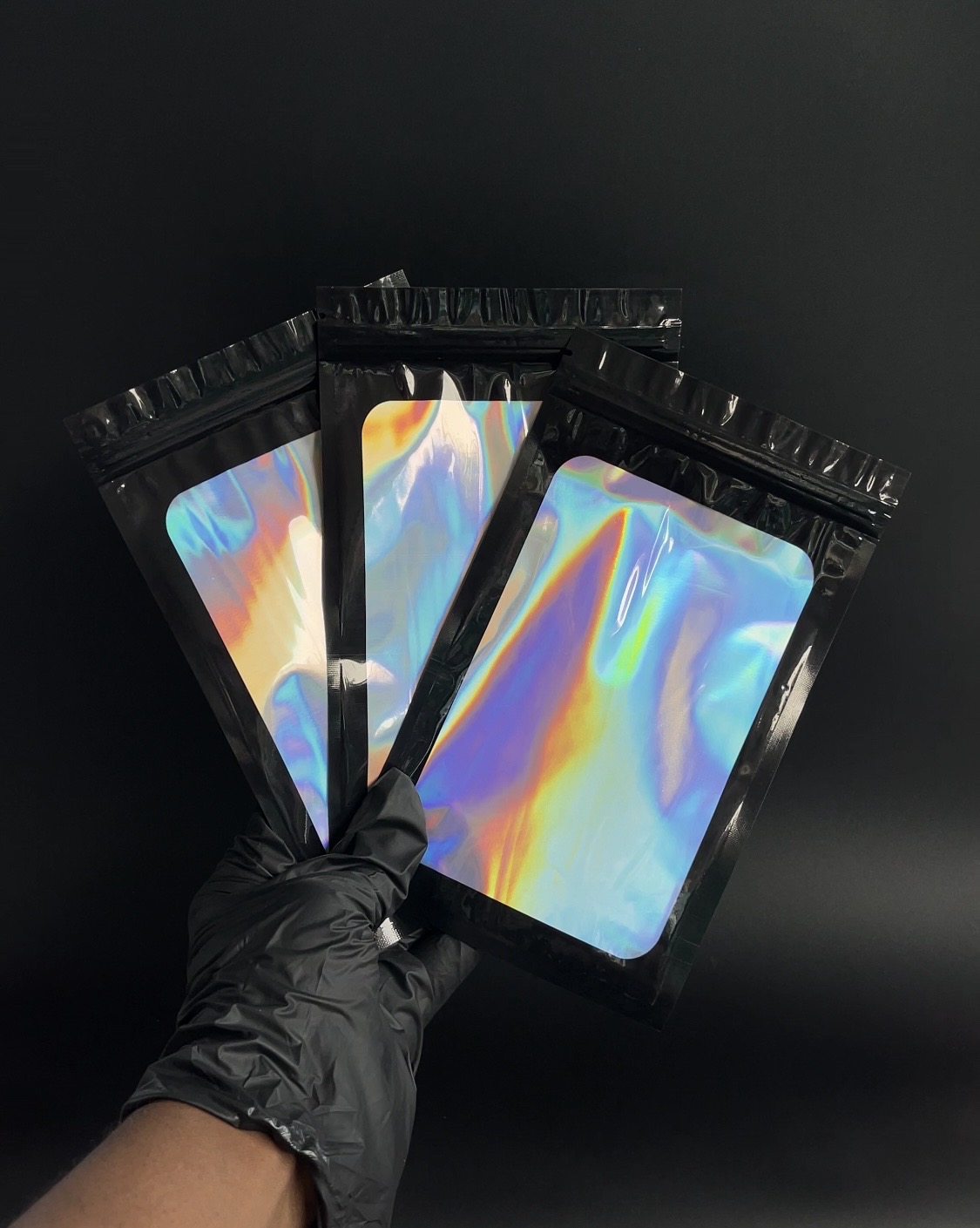 Plain Holographic Pouch