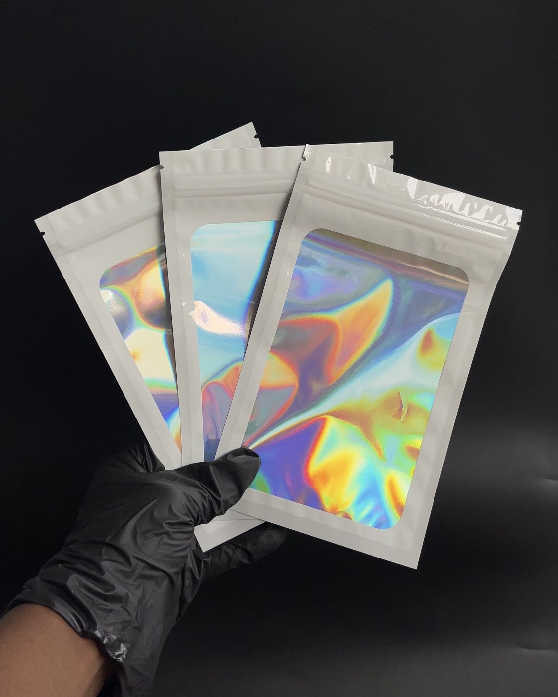 Plain Holographic Pouch