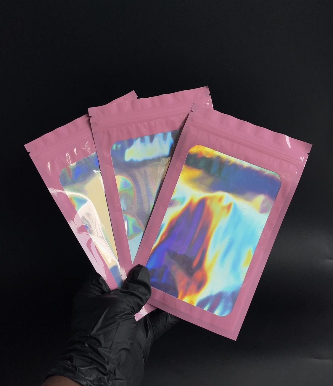 Plain Holographic Pouch
