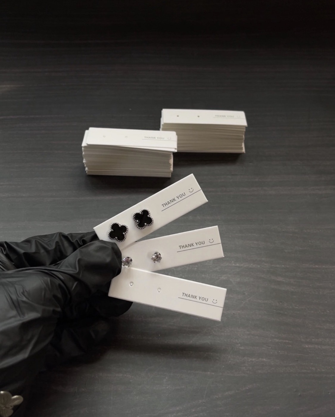 Thank You Earring Card Without Nylon - 20pcs image