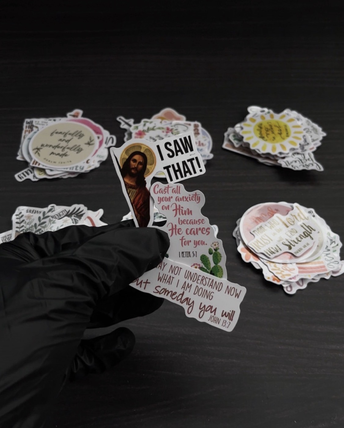 Bible Verse Stickers - 25pcs image