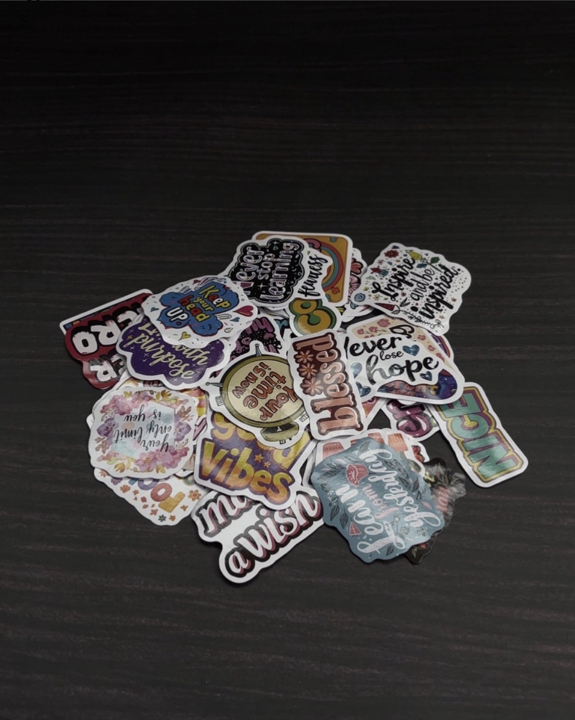 Inspirational Quotes Stickers - 20pcs image