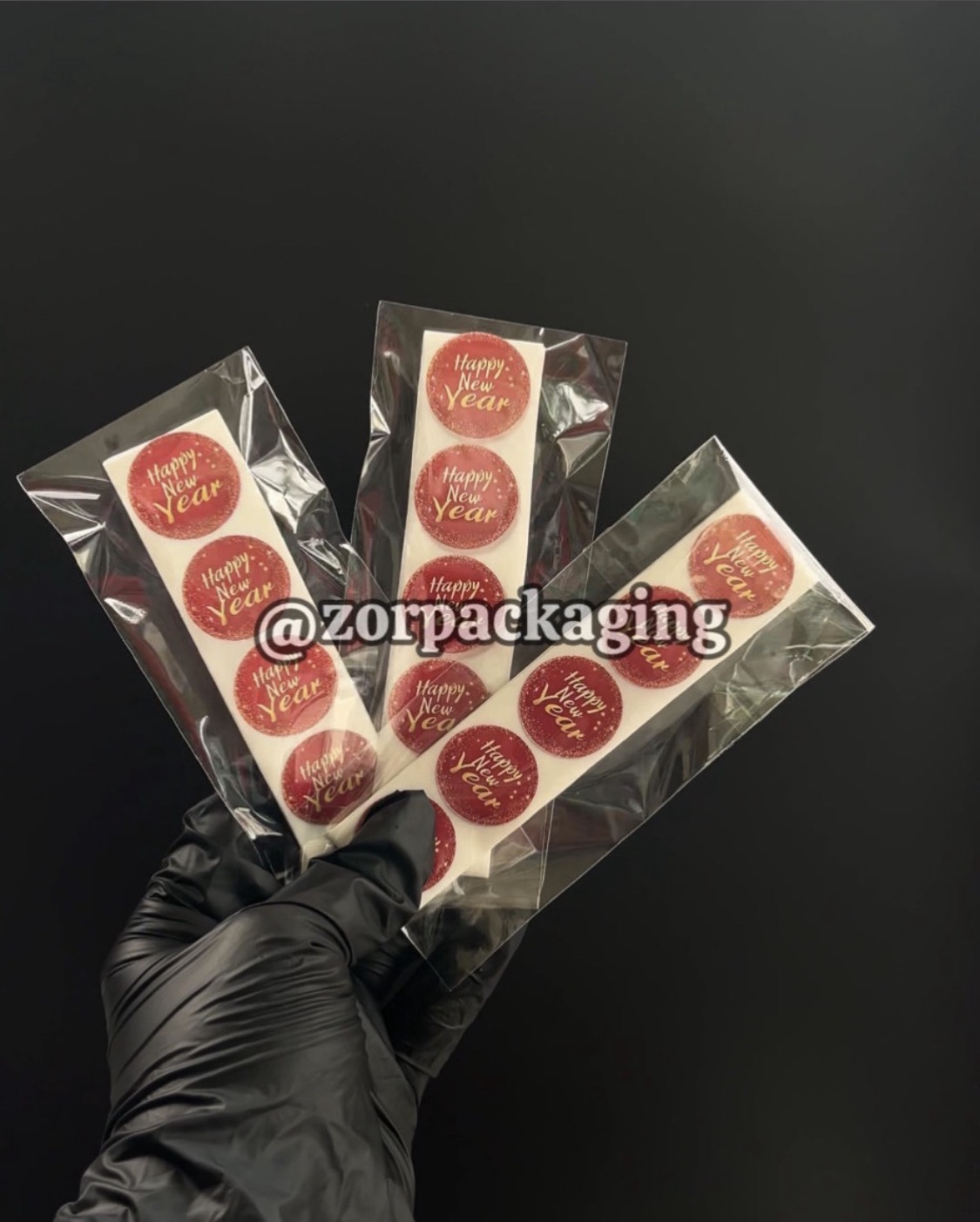 Happy New Year Stickers - 20pcs