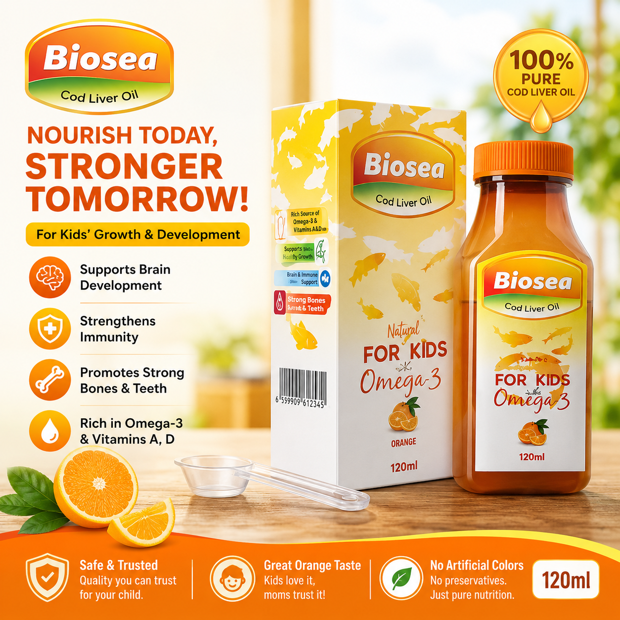 Biosea Cod Liver Oil for Kids image