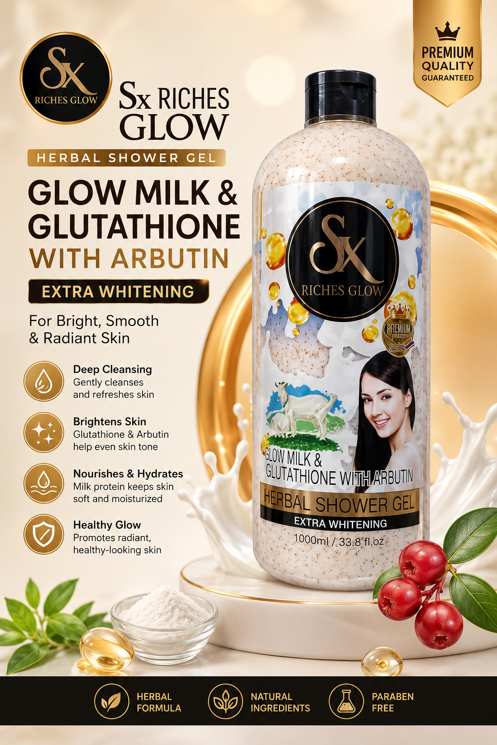 Glow With Confidence – Cleanse, Nourish & Shine Every Day!" ✨🛁💛 image
