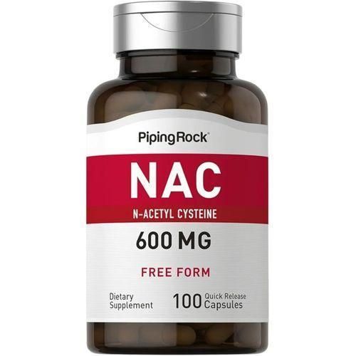 Piping Rock N-Acetyl Cysteine (NAC), 600 Mg, 100 Quick Release Capsules image