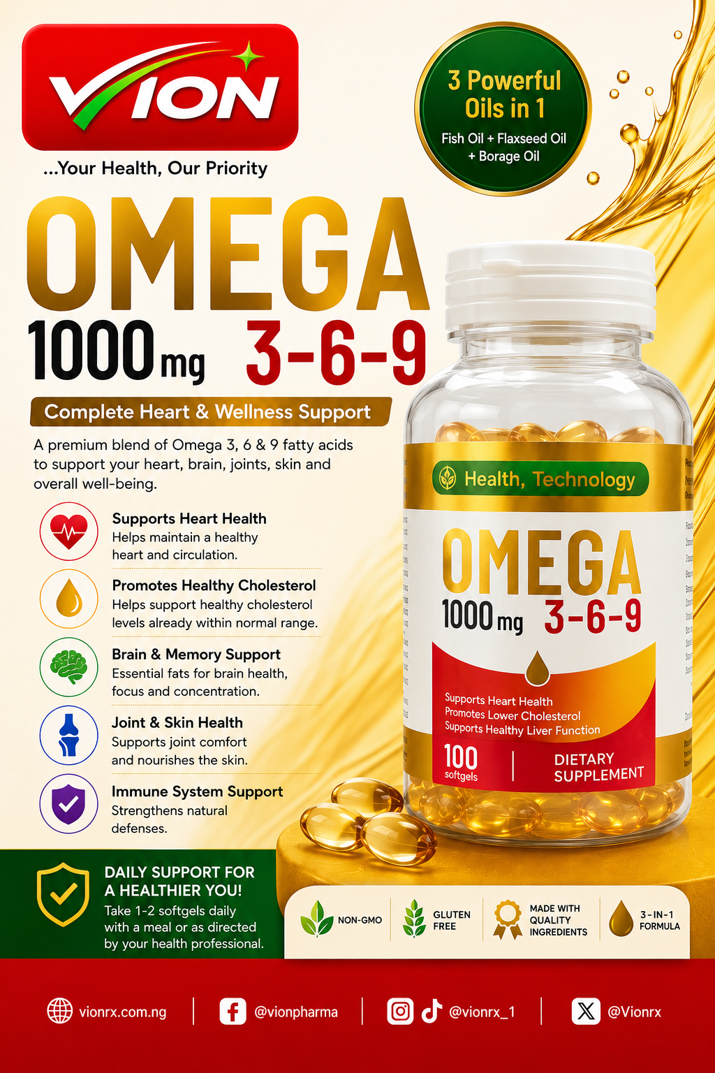 Omega 1000mg 3-6-9 image