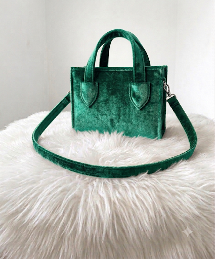 Aurelia Velvet Mini Tote | Luxurious Everyday Handbag