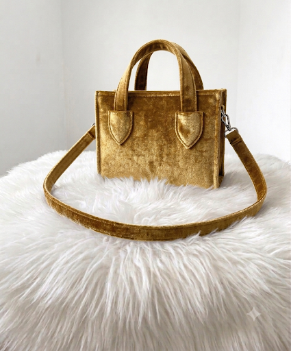 Aurelia Velvet Mini Tote | Luxurious Everyday Handbag