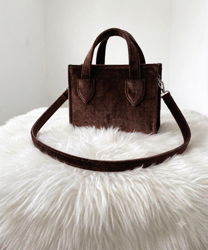 Aurelia Velvet Mini Tote | Luxurious Everyday Handbag
