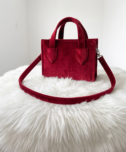 Aurelia Velvet Mini Tote | Luxurious Everyday Handbag