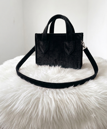 Aurelia Velvet Mini Tote | Luxurious Everyday Handbag