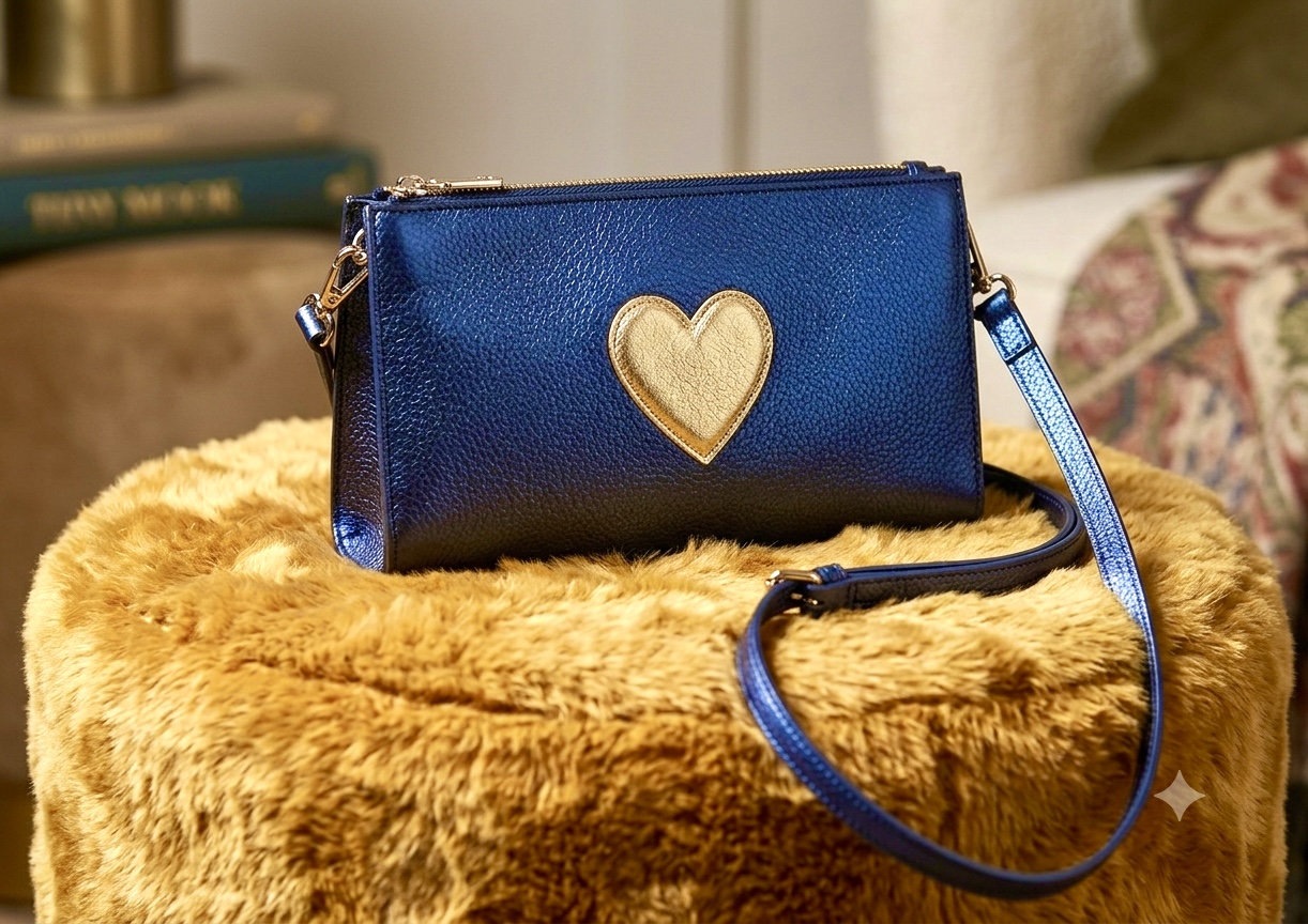 The Heart Leather Crossbody Bag Collection | Lazuda Afrique image
