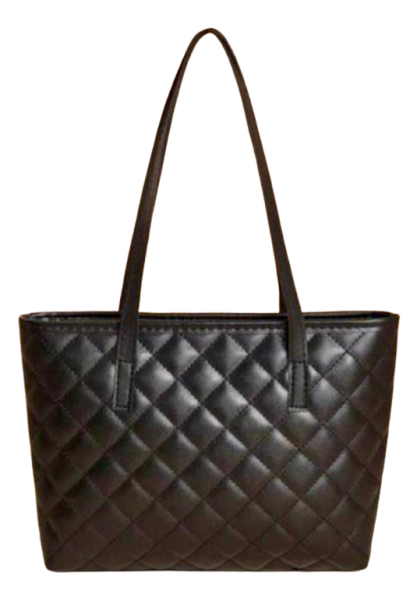 2pcs Quilted Wave Pattern Large Capacity Tote Bag, Geometric Vintage Shoulder Tote Shopper Bag For Women With Coin Purse, New In Fall/Winter Large Capacity Shoulder Tote Bag