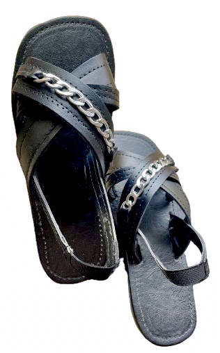 Women Flat Sandals, Solid Color Criss-Cross Elastic Straps Non-Slip, Casual Summer Beach Slippers second image