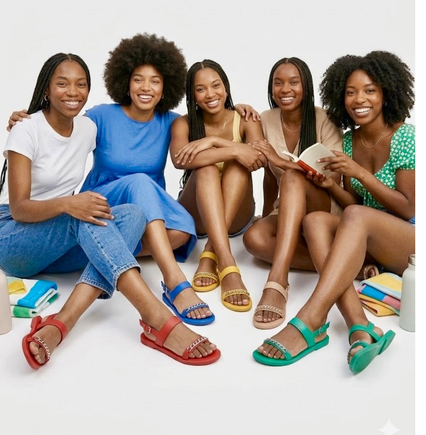 Toe Post Flat Sandals image