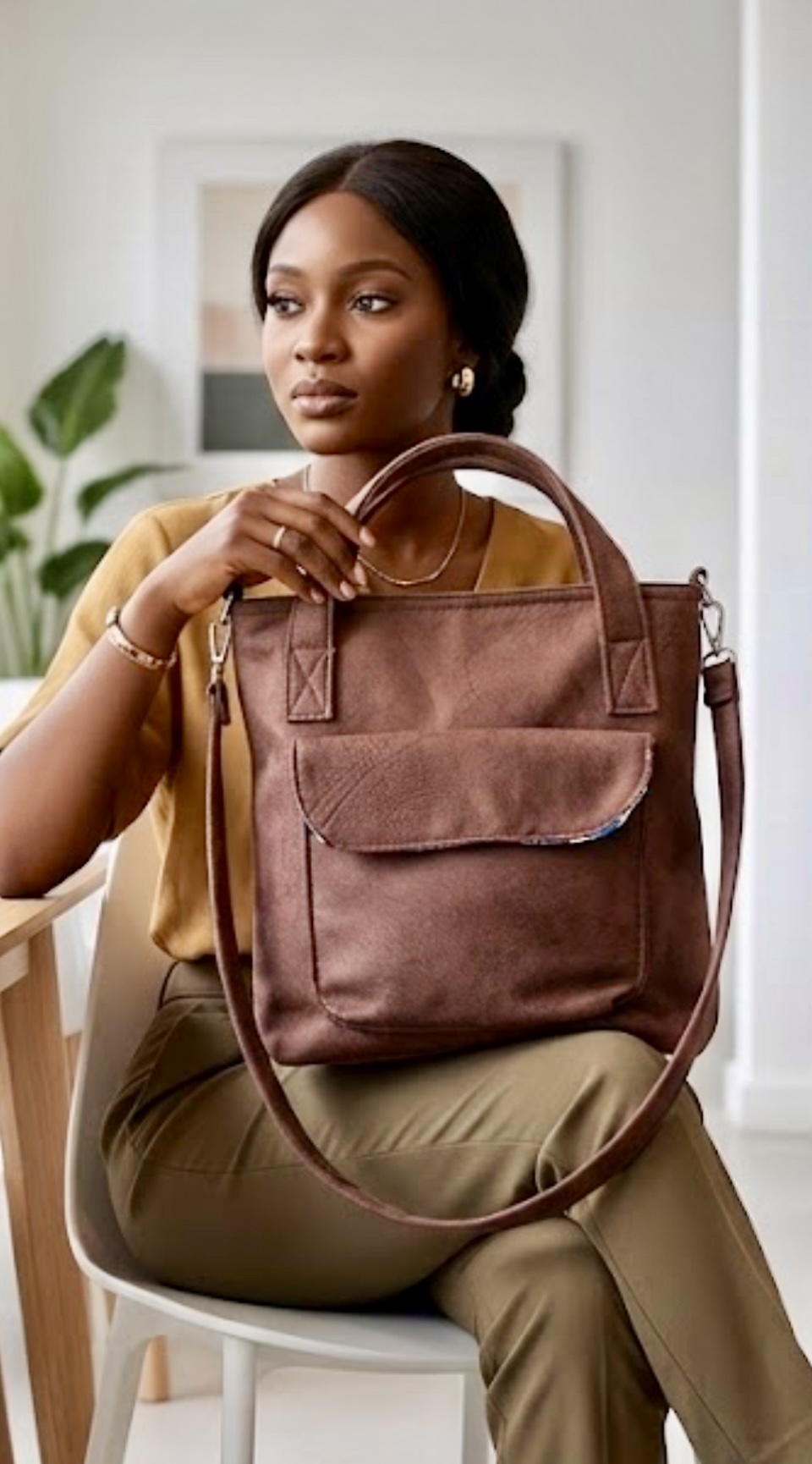 Fashionable New Women's Tote Bag Solid Color Minimalist PU Small Square Bag, Elegant Charming Suitable For Date, Shopping, Versatile, Delicate … image