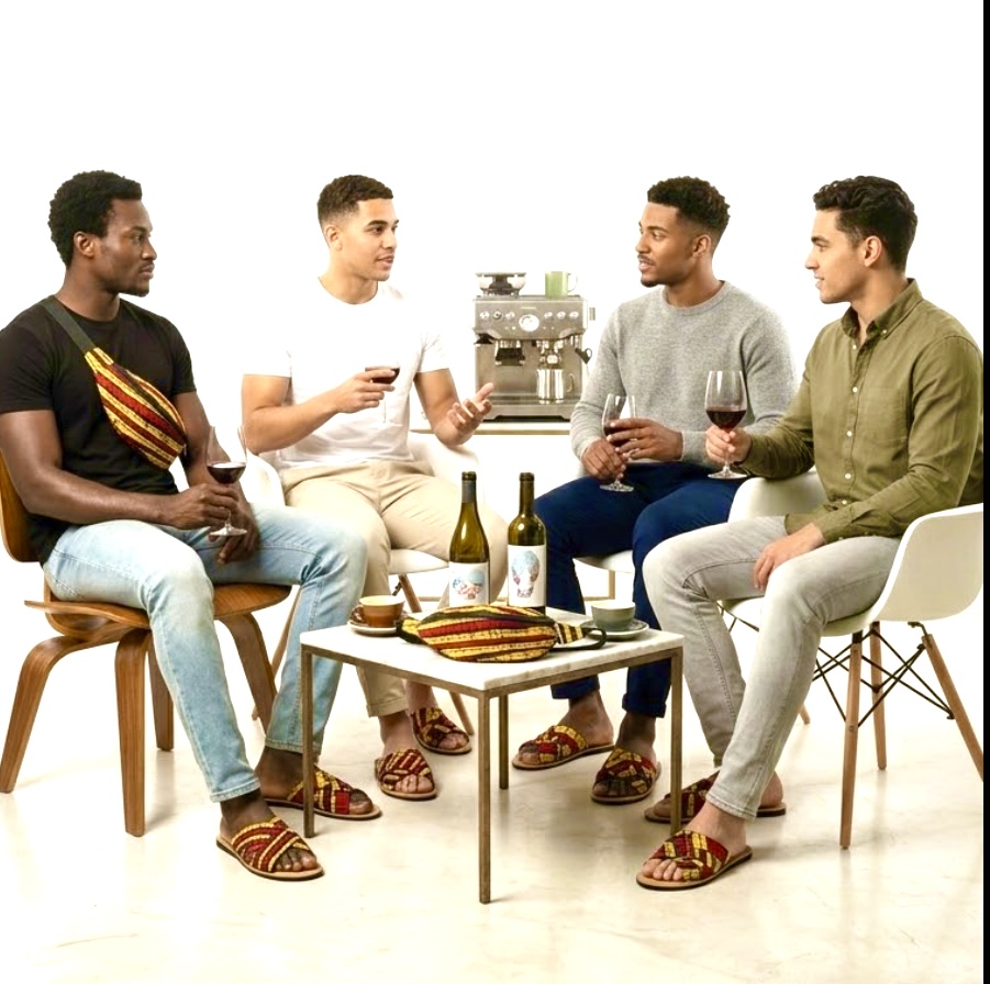 SUGARCANE FABRIC MULTIPLE STRAP SLIPPERS ) second image