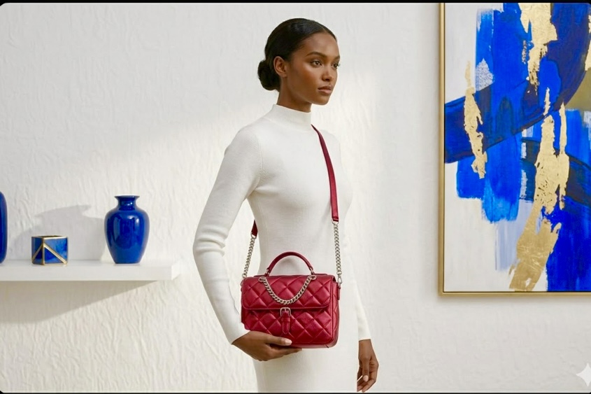 The Ruby Quilted Sling image