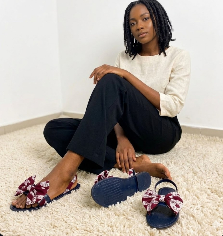 African bow sandal
